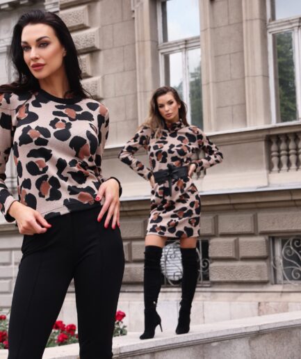 Bluza Dona - dezen braon
